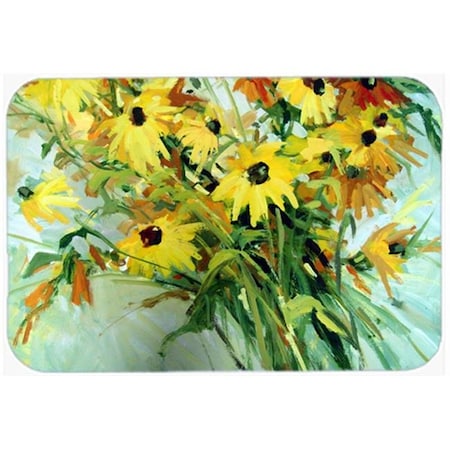 Carolines Treasures Carolines Treasures PJC1109LCB Wildflower Bouquet Flowers Glass Cutting Board; Large PJC1109LCB